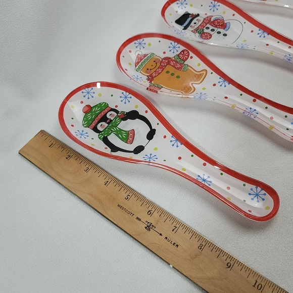 (4) Temp-Tations By Tara Holiday Spoon Rest - Picture 6 of 16